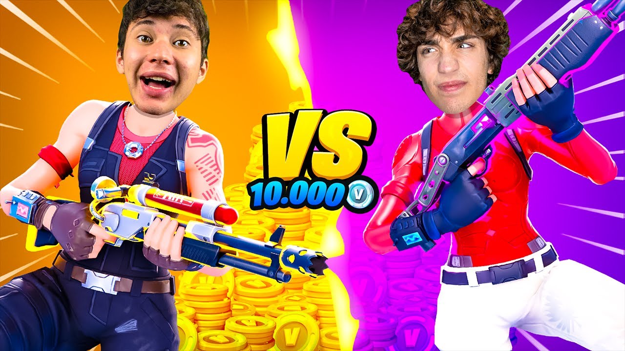 POMPA A CARICA vs SPAS per 10.000 V-BUCKS! Fortnite ITA
