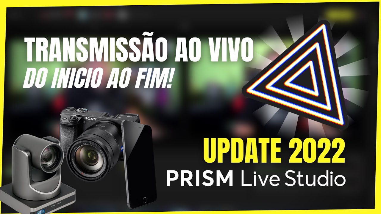 CRIANDO UMA LIVE DO INICIO AO FIM no PRISM LIVE STUDIO - Cenas, 3 Cameras, Overlays (Youtube e Face)