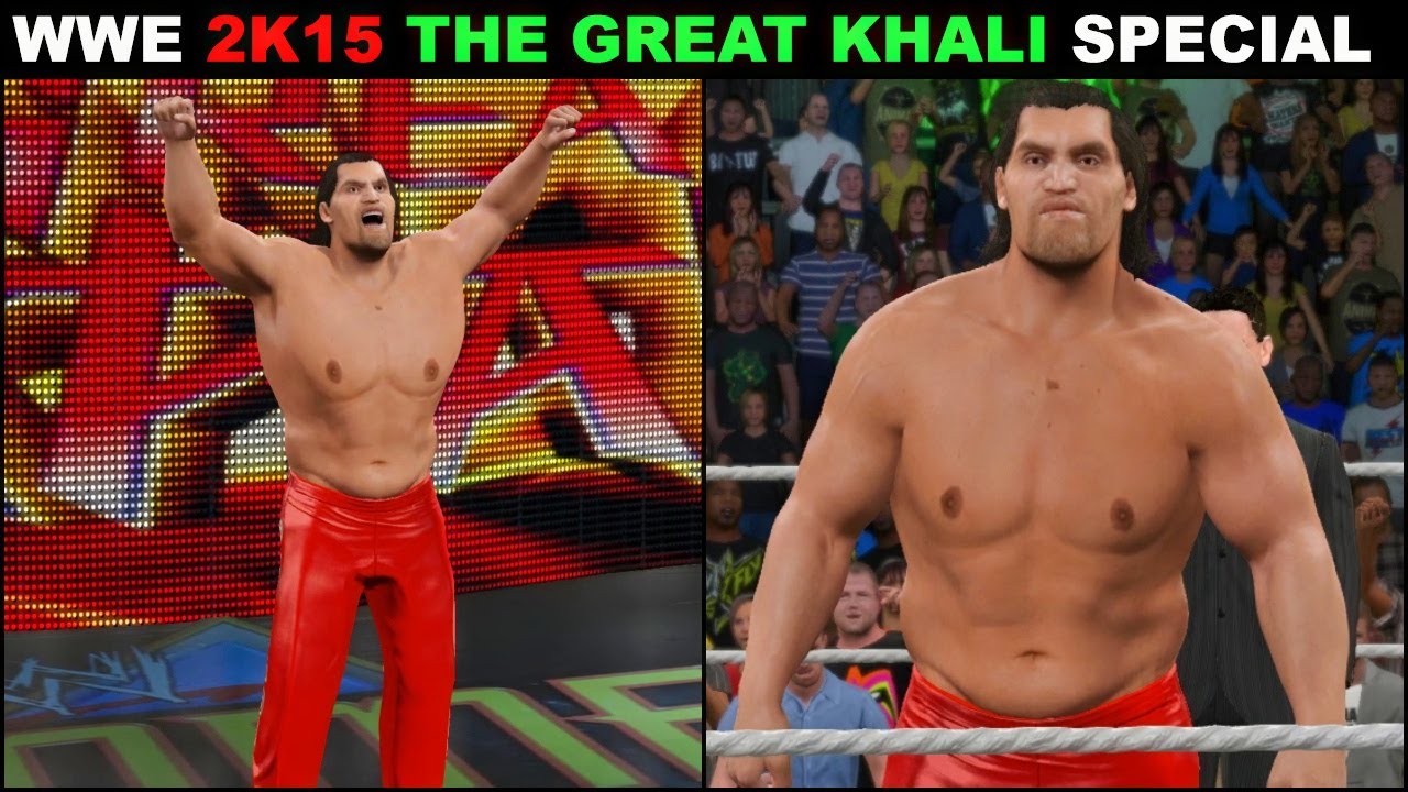 WWE 2K15 'THE GREAT KHALI' Special Gameplay | WWE 2K15 Special Theme Gameplay ||