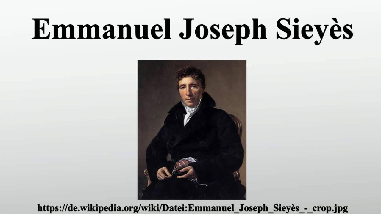 Emmanuel Joseph Siey&egrave;s