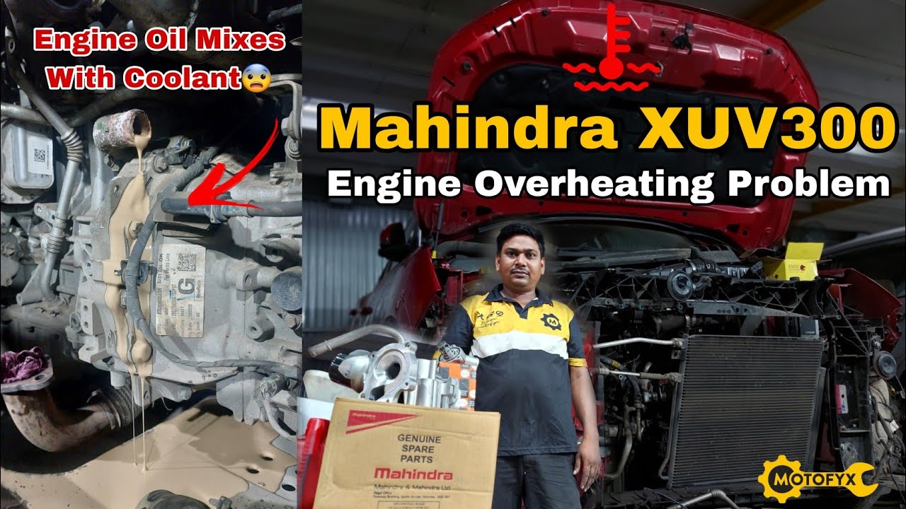 Mahindra XUV300 Engine Overheating | Engine Oil Mixed With Coolant 😰 Car AC not blowing cold air 🥵