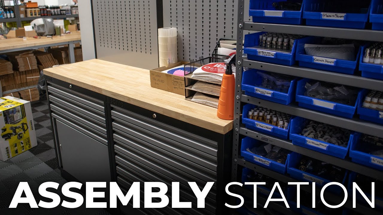 Building An Assembly Station With Cabinets From Sonic Tools