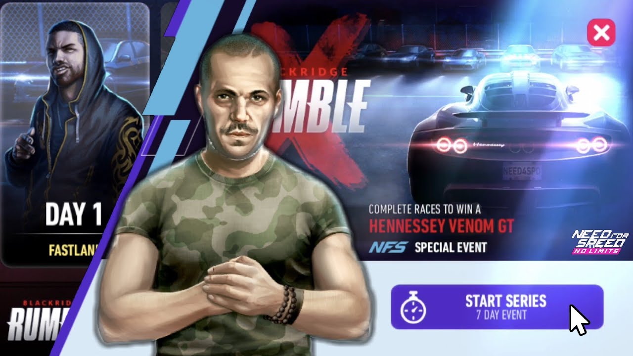 Hennessey Venom GT | Day 1  FASTLANE | NFS No Limits  Blackridge Rumble