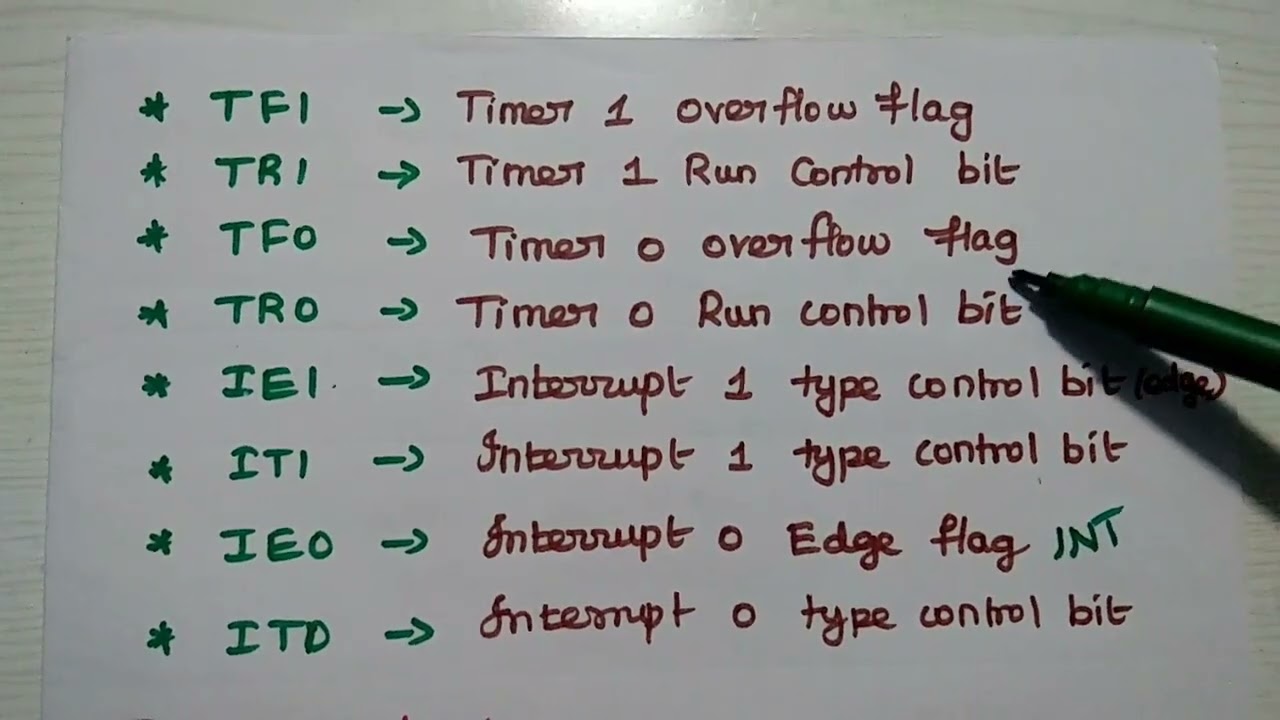 Таймеры микроконтроллера 8051 - TMOD - Регистры TCON - Режимы таймера - MPMC