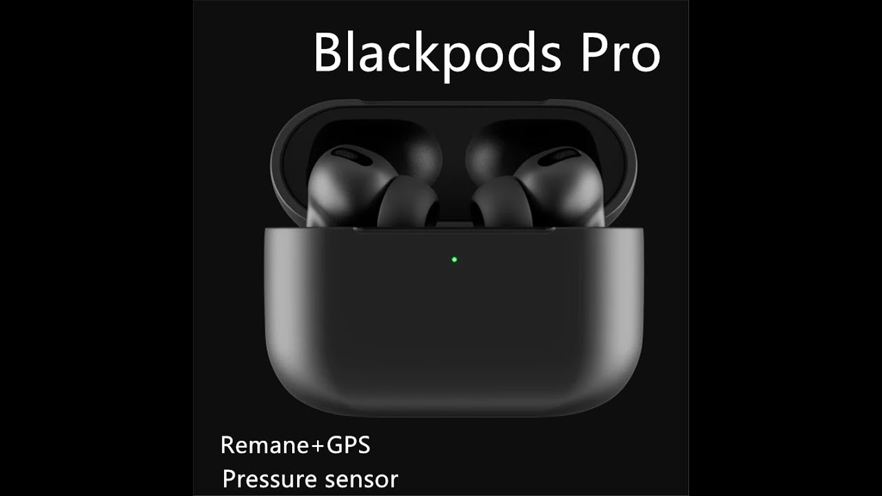 High quality matte black blackpods pro / blvckpods produced by Shenzhen Huaqiangbei