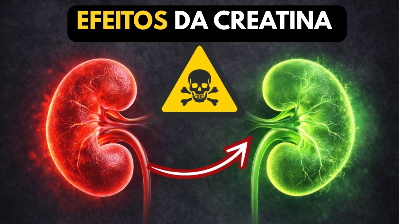 Efeitos da Creatina Após os 40!!  O Que Ela Realmente Faz com Seus Rins