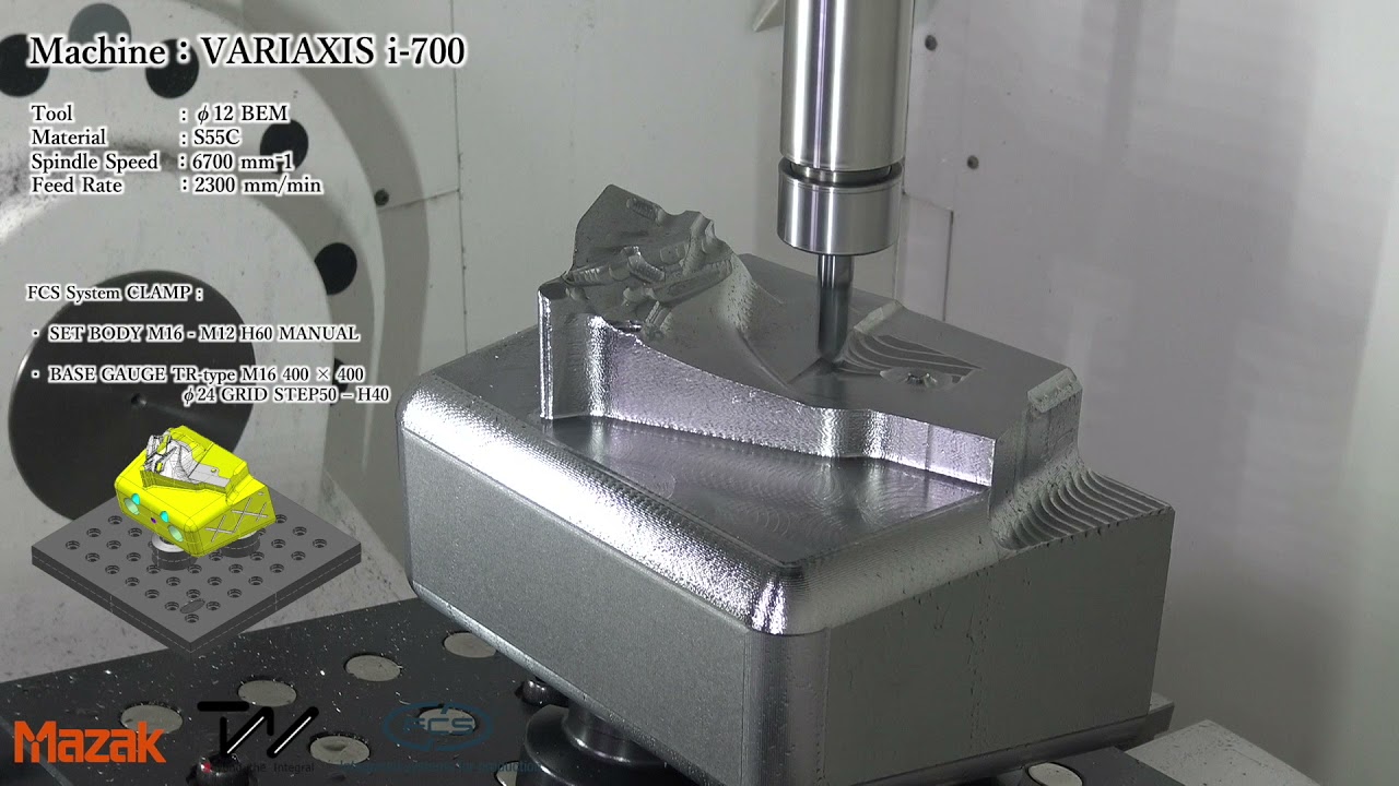 FCS System -【金型部品】高精度治具を用いた５軸形状穴加工Ⅰ