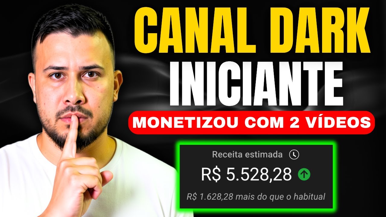 como ganhar dinheiro na internet com canal dark