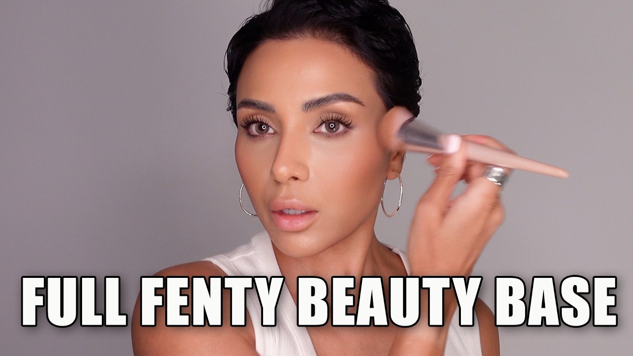 Полный макияж с косметикой Fenty Beauty + обзор тональной основы Fluid Flex! | Нина Убхи