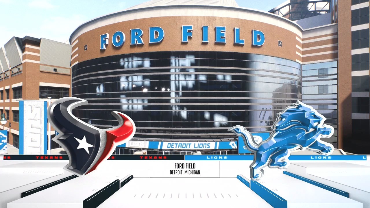 Madden NFL 26 - Houston Texans (David Montgomery) Vs Detroit Lions PS5 (Madden 27 Rosters)