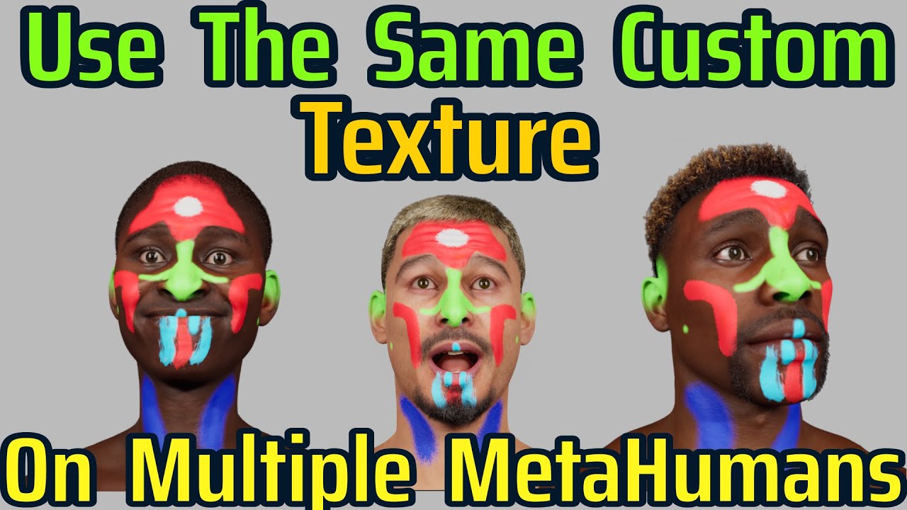 How I Create Reusable Custom Textures For MetaHuman (UE5.6)