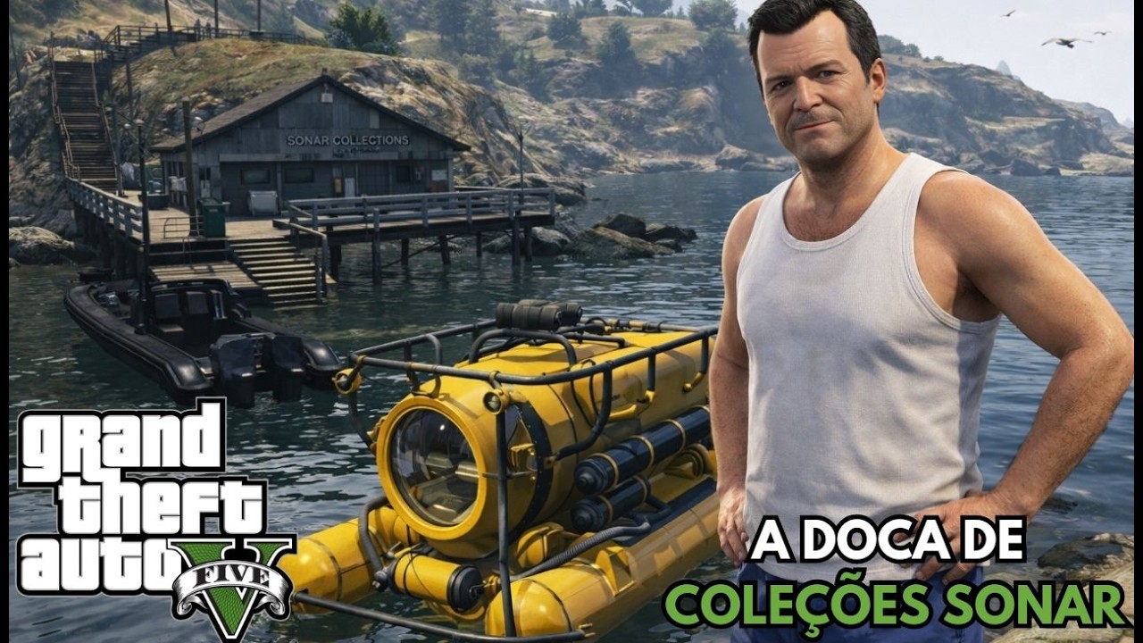 GTA V parte 31 Peças de Submarino de Abigail Mathers e os Lixos Nucleares pelos Mares de Los Santos