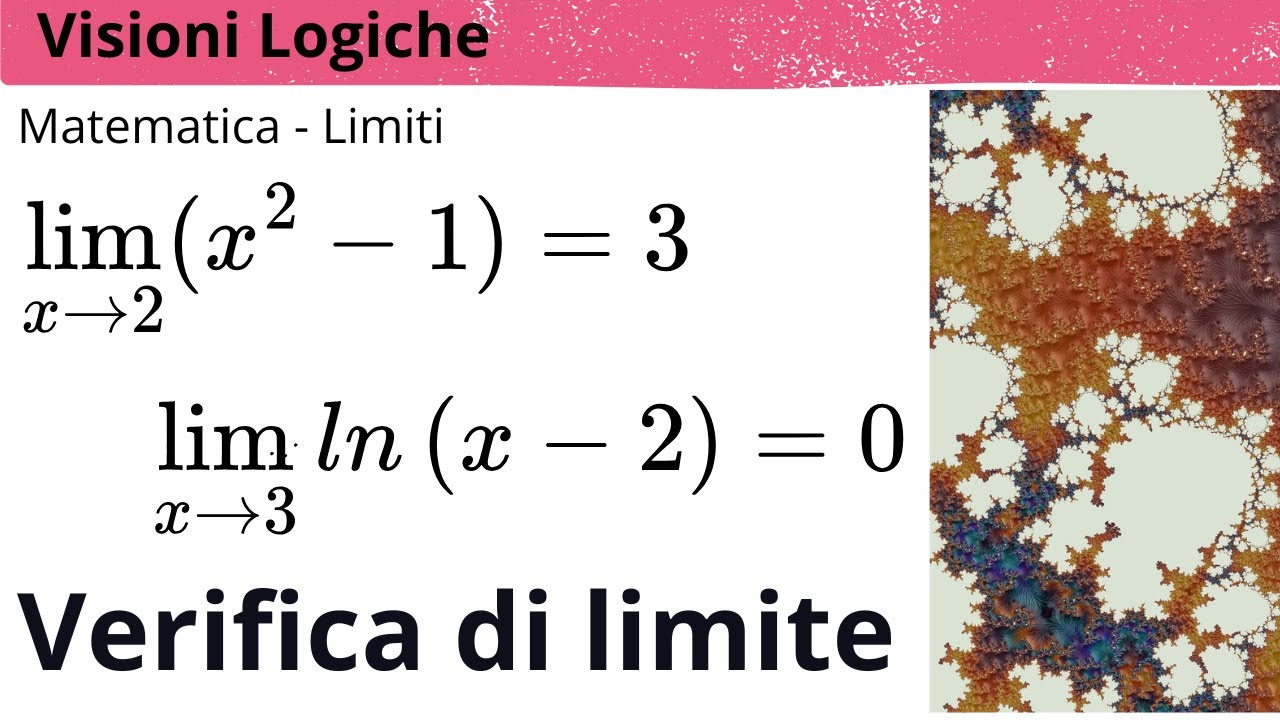 Verifica di limite (limite finito per x che tende a un valore finito)