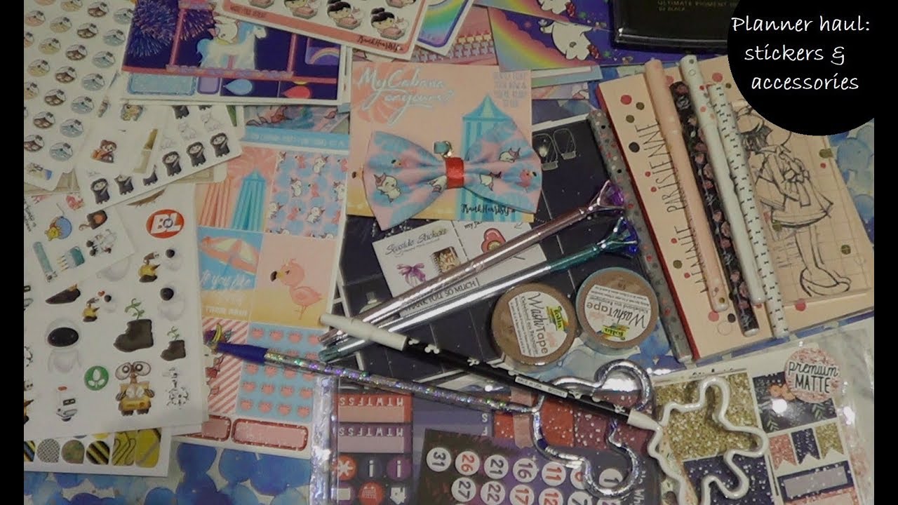 Planner haul: stickers & accessories (Eng) |Smugnificent