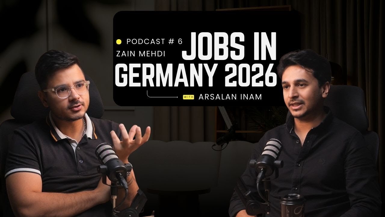 Jobs in Germany 2025 | Arsalan Inam Shares His Journey, Salary & Career Tips with IGL