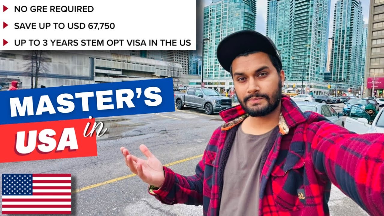 Master's in USA 🇺🇸 Save 55 Lakhs | 18 Months | No IELTS / GMAT