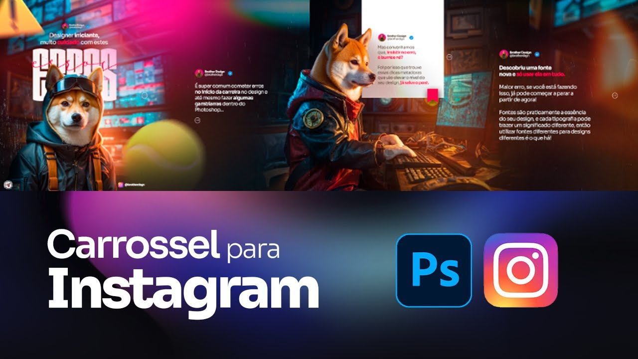 FAZENDO CARROSSEL do ZERO no PHOTOSHOP! ✅🤑