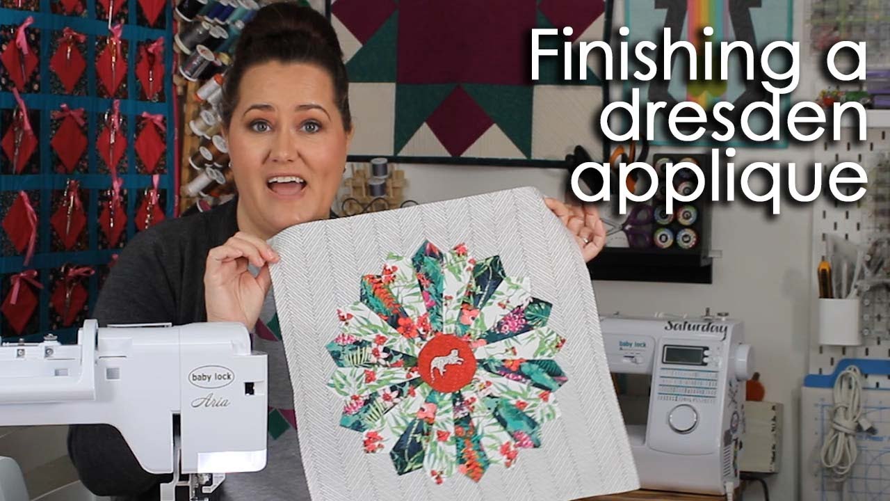How to Applique a Dresden Plate Quilt Block