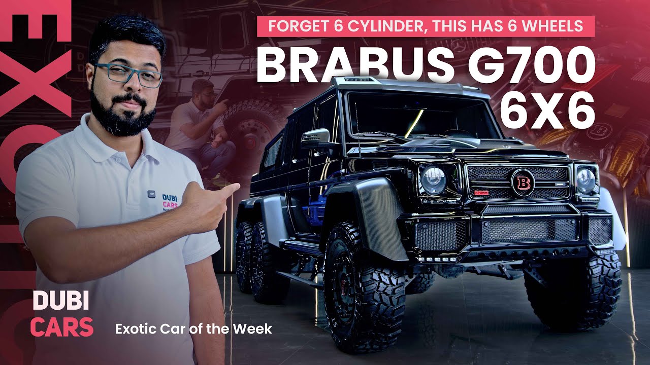 Inside the BEASTLY Brabus G700 6x6 Mercedes AMG G63