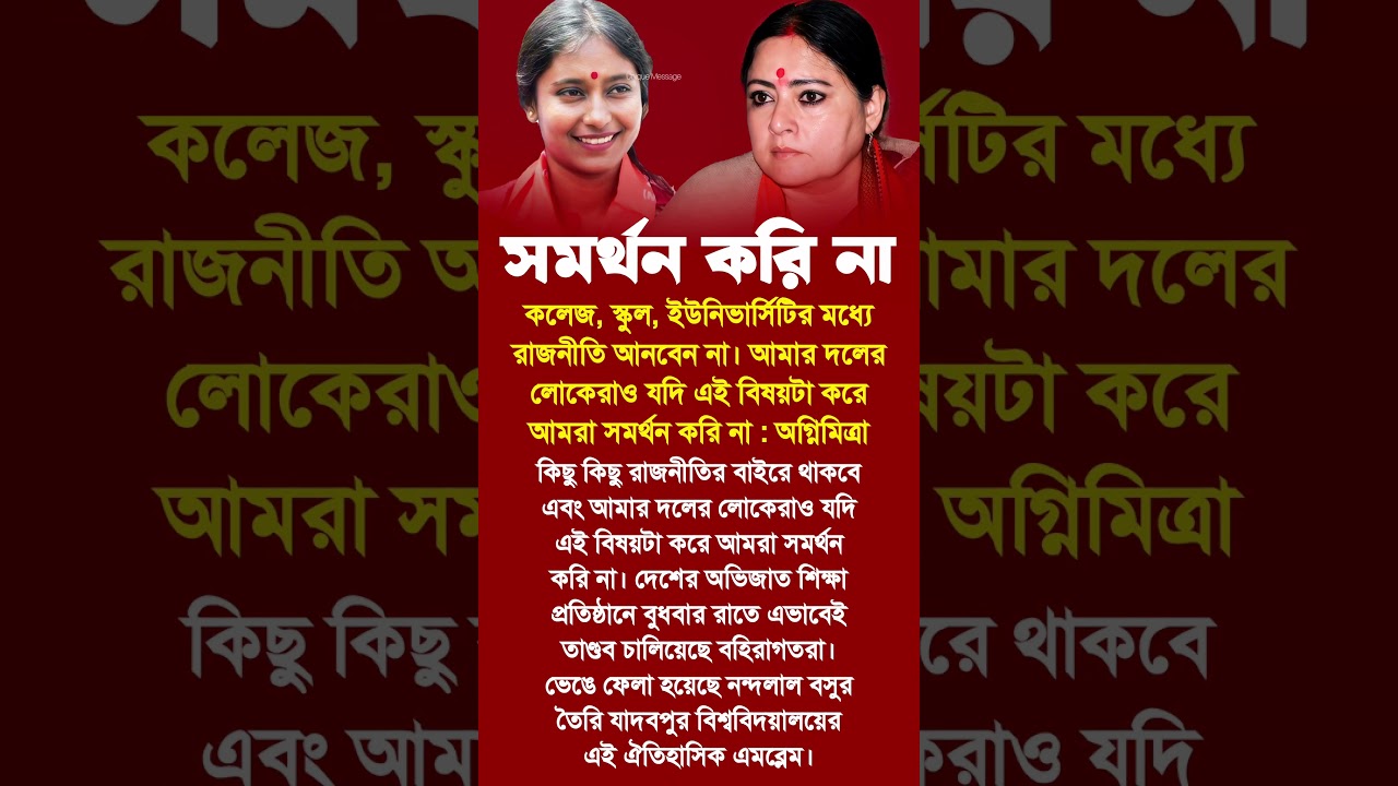 Agnimitra Paul | Mamata Banerjee #motivationalvideo #motivation #motivational #inspiration #shorts