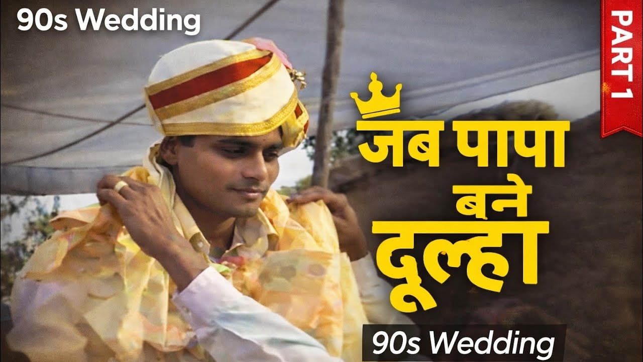 पापा की शादी ❤️ 90s की यादें | Pure Desi Wedding Nostalgia