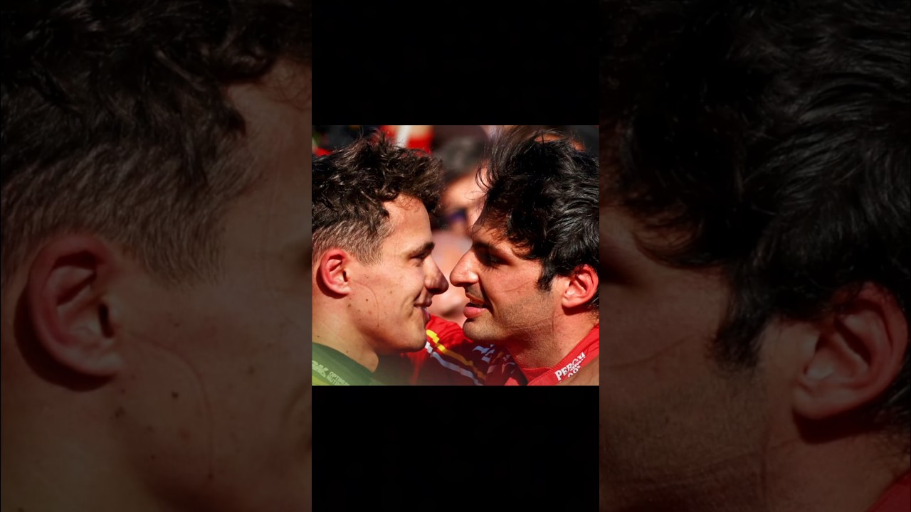 Carlando forever 🧡💙♾️ #charlando #landonorris #carlossainz #mclaren #ferrari #williams #f1