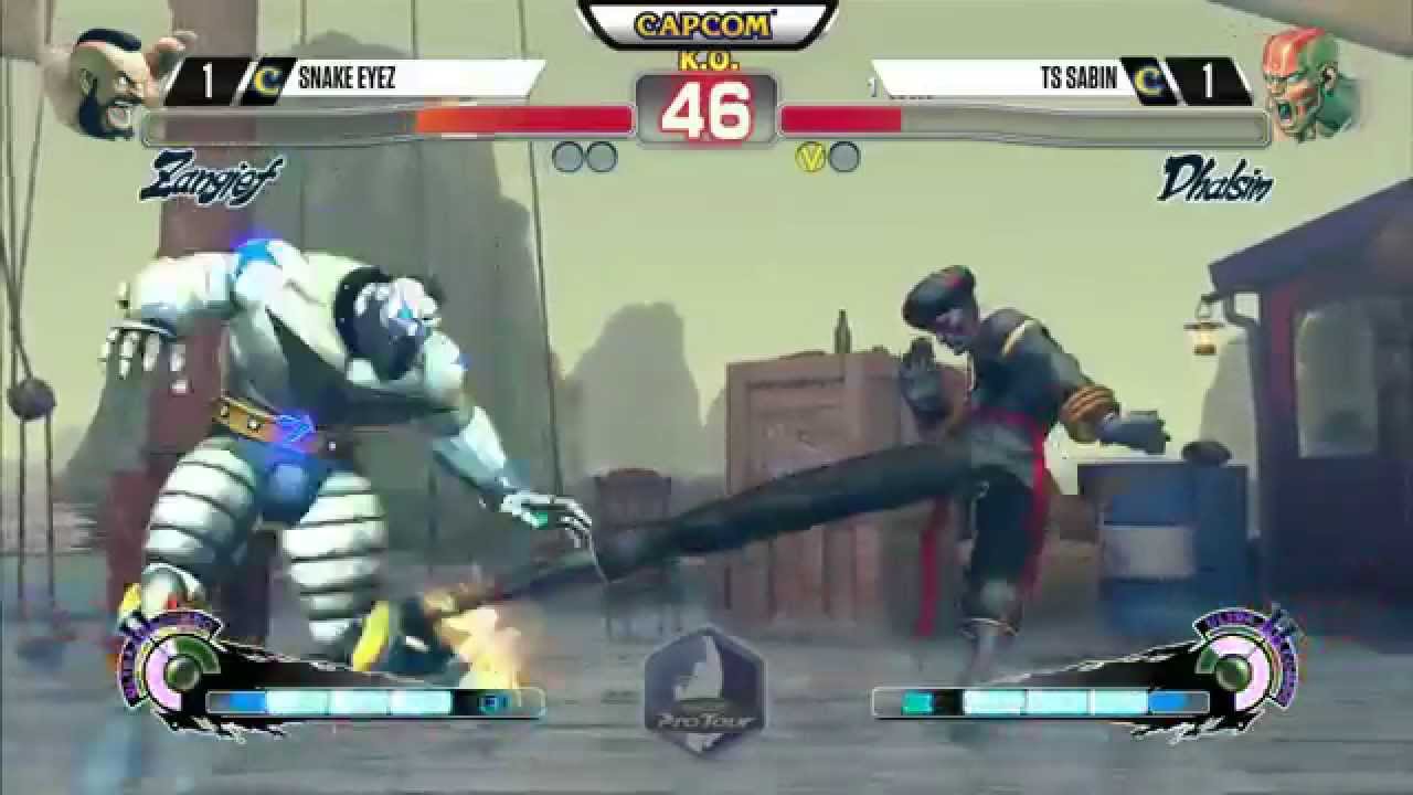 Snake Eyez (Zangief) vs TS Sabin (Dhalsim) - Final Round 18 USF4 - 720p 60fps