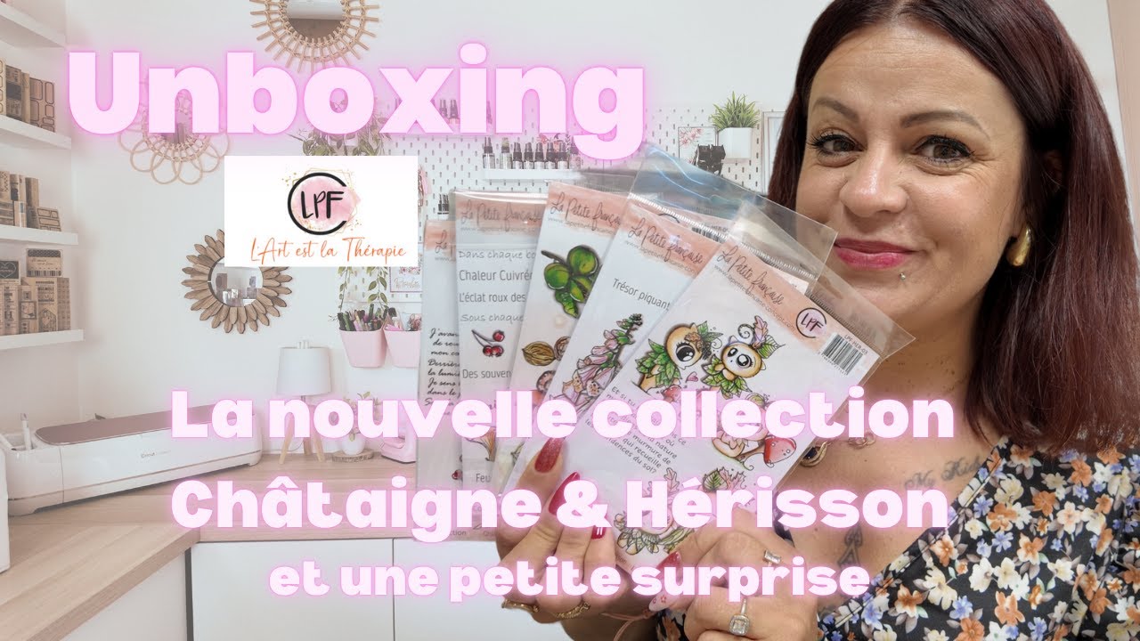 ✨📦 Unboxing 🌰🦔 La nouvelle collection Châtaigne & Hérisson... et une petite surprise 🎁💖 #scrap