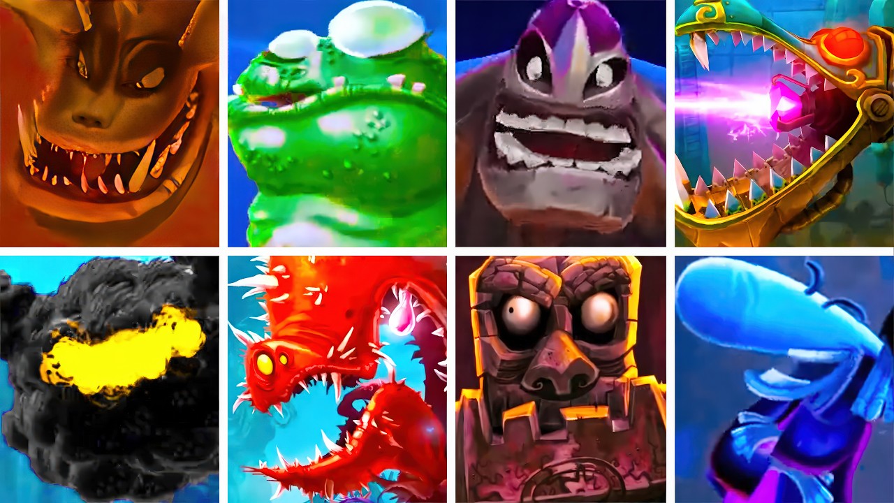 Rayman Legends - All Bosses (No Damage)