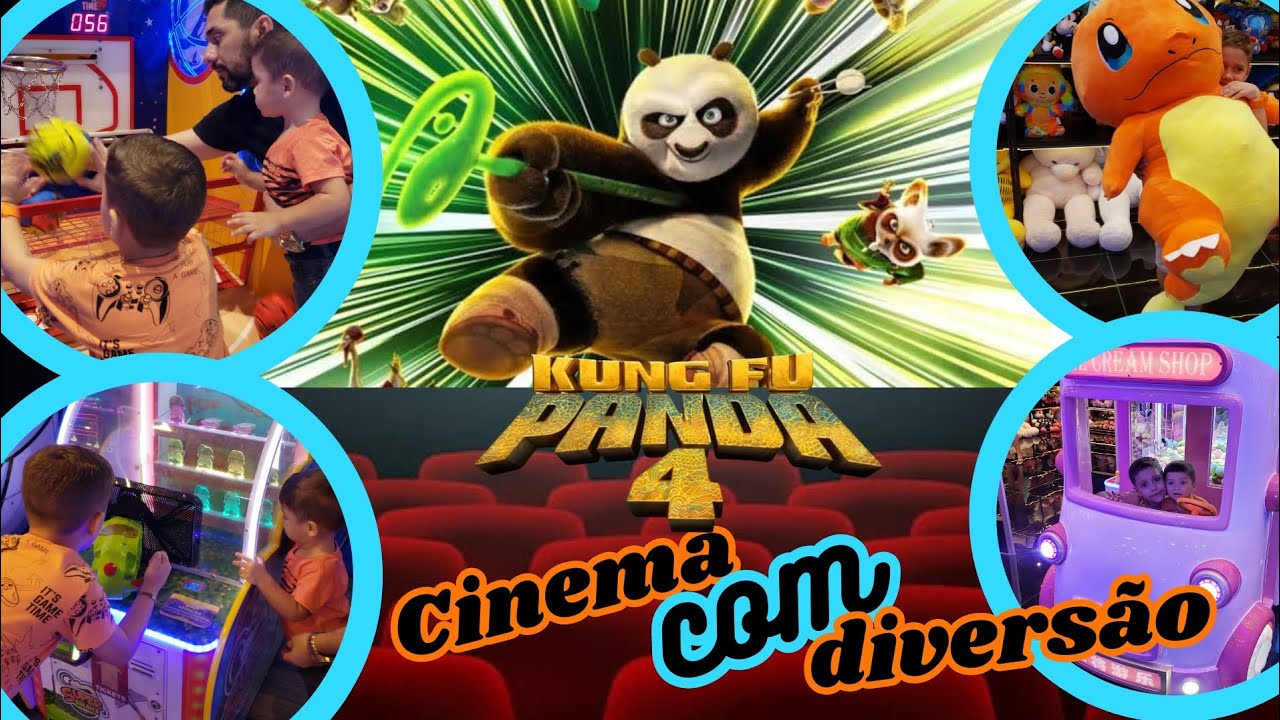 Vlog Cinema: Kung Fu Panda 4 com muita diversão!