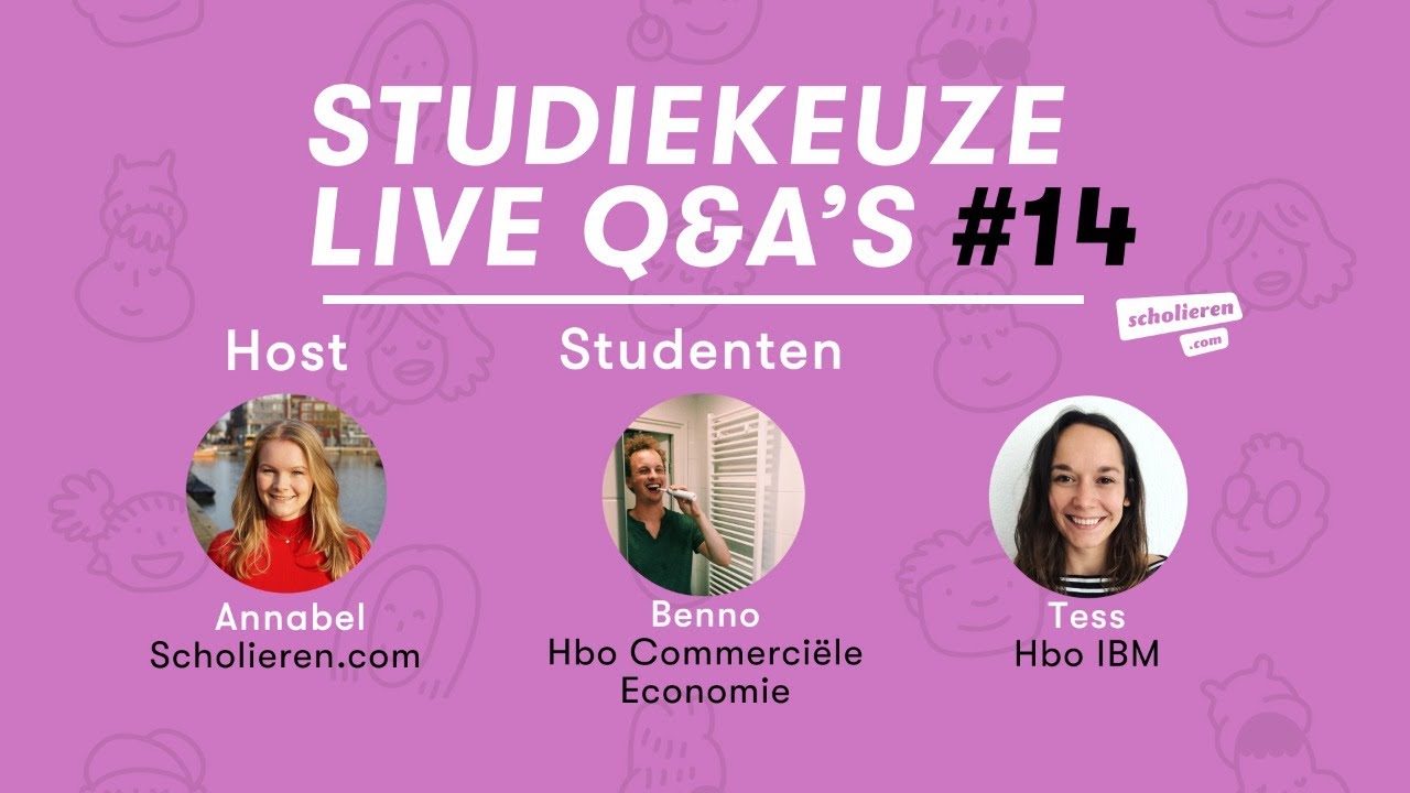 Studiekeuze live Q&A's #14 | 'Hbo Commerciële Economie' en 'Hbo IBM'