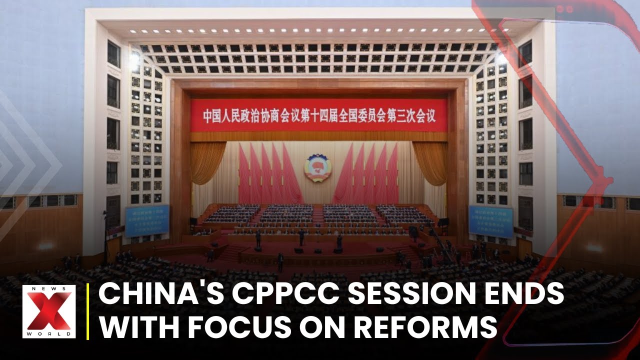 Wang Huning Praises CPPCC for Fruitful Results in Beijing Closing Session | NewsX World |Global News