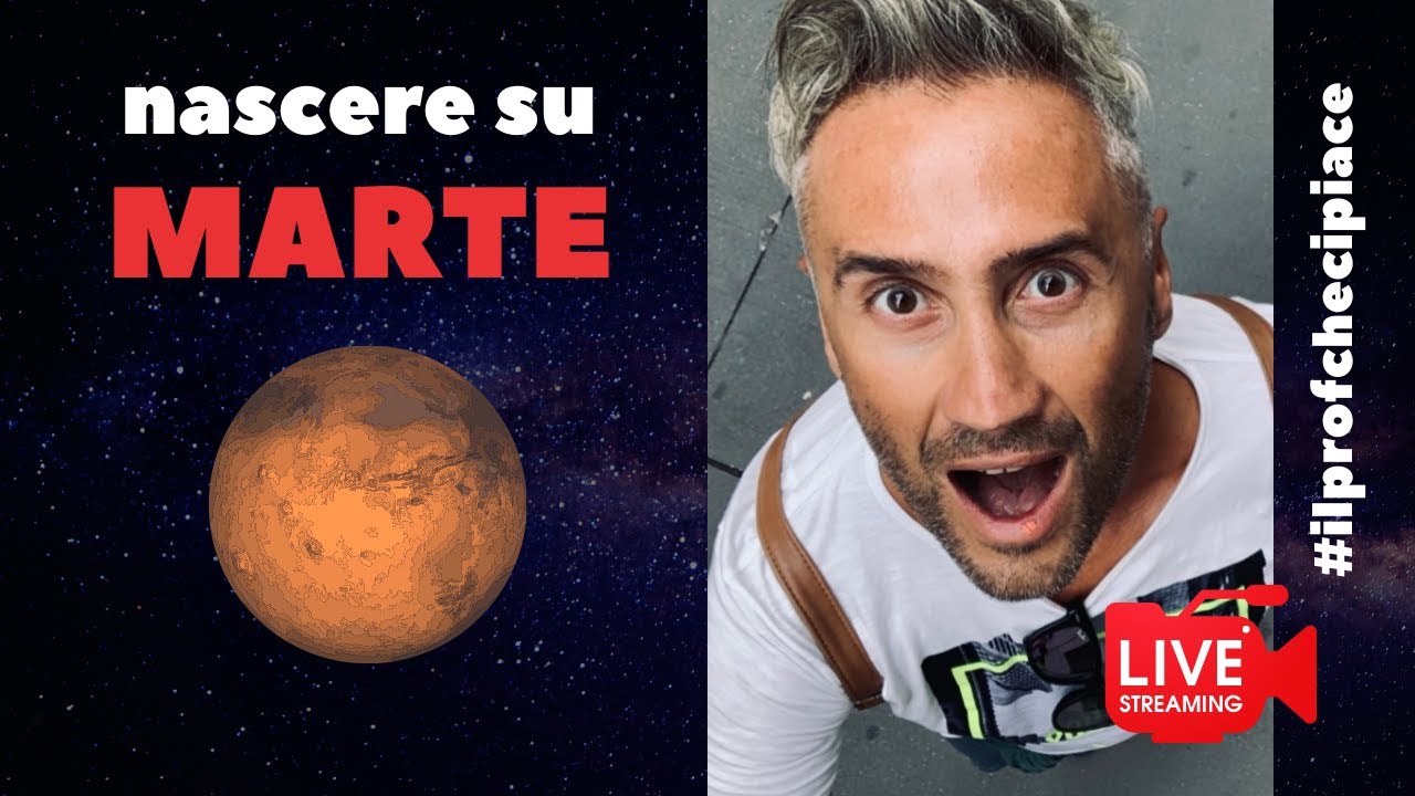 gli ESSERI UMANI su MARTE - live con ASTRO GIULIA | la vita su Marte dal romanzo 