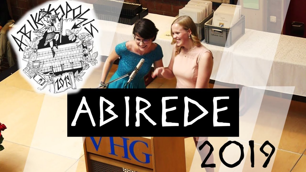 Abirede der Absolvia 2019 des VHG-Bogen
