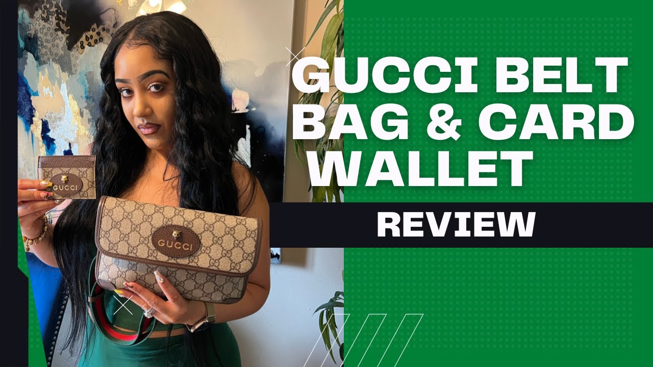 GUCCI BELT BAG AND CARD WALLET REVIEW WITH MOD SHOTS