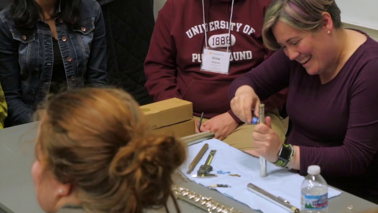 Aiven O'Leary Makes a Flute Head Joint (Wm. S. Haynes Flutes)