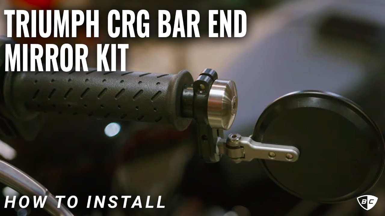 How to Install CRG Hindsight Lanesplitter Bar End Mirror Kit on Triumph Street Twin