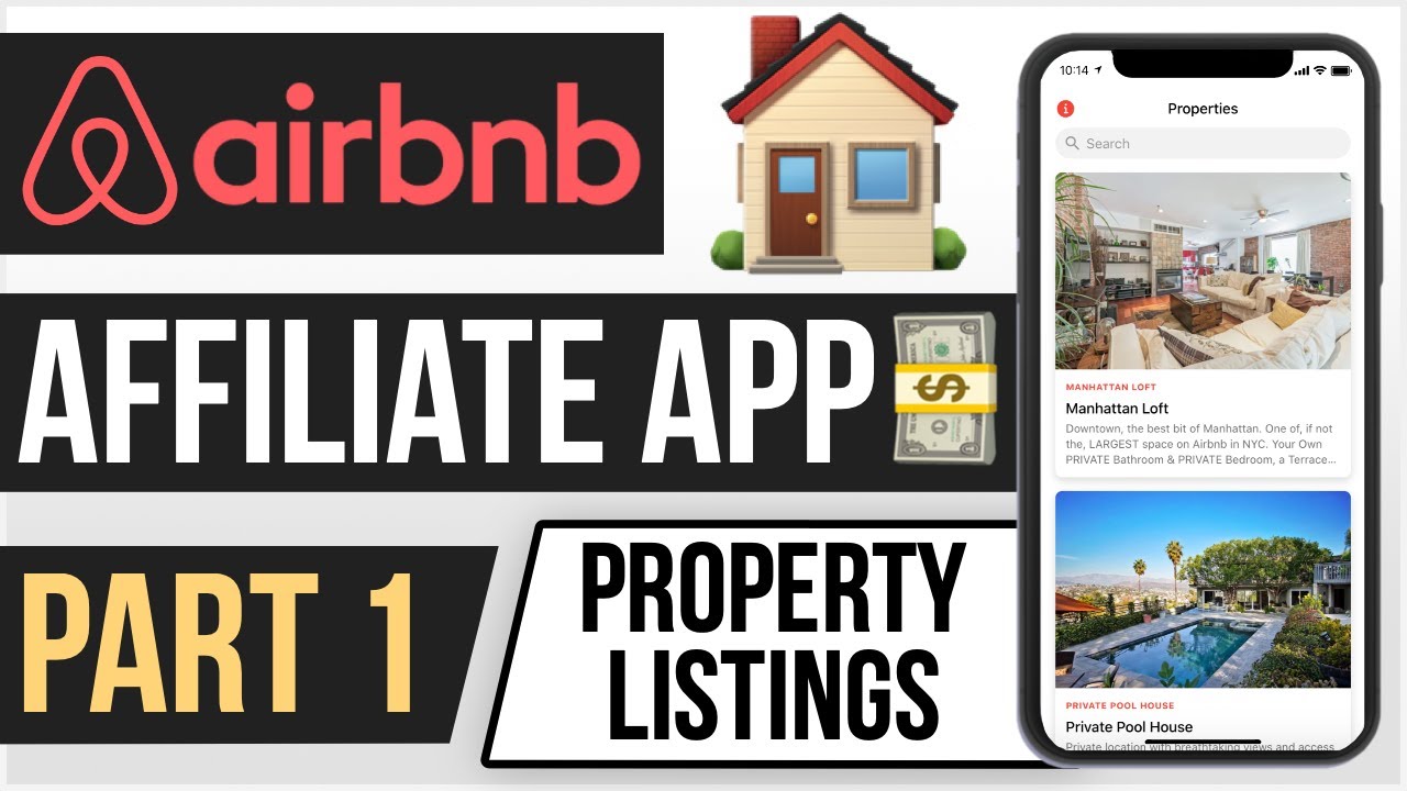 Let's Build An Airbnb Affiliate Marketing App (Side Income Project!) - Part 1 - Property Listings
