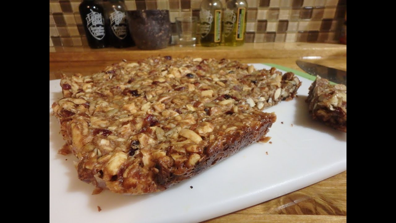 Healthy Honey and Almond bars