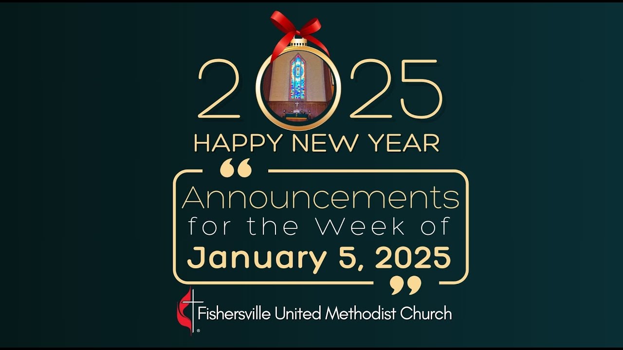 January 5 2025 Announcements