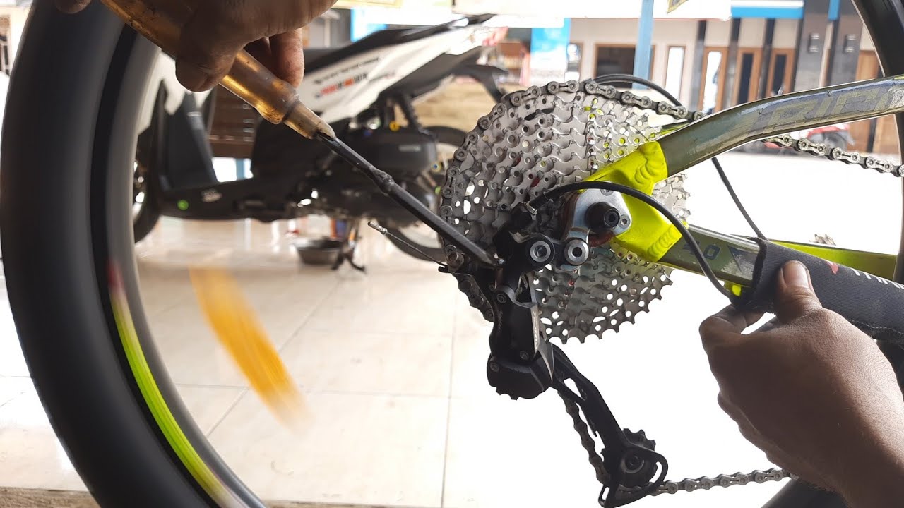 AVB  - TUTORIAL Seting RD shimano ALIVIO Sproket 42T , tanpa dikasih sambungan rd n rantai