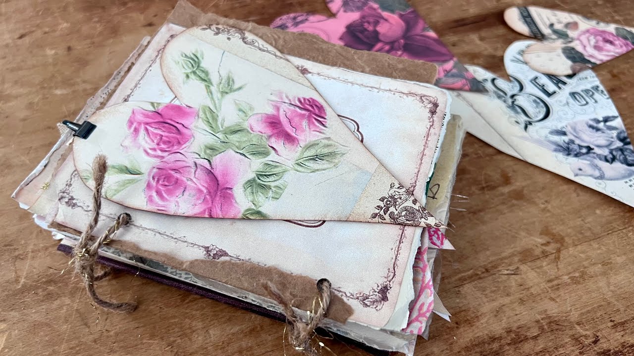 Love Notes to Self - Art Journal- Junk Journal Flip Through