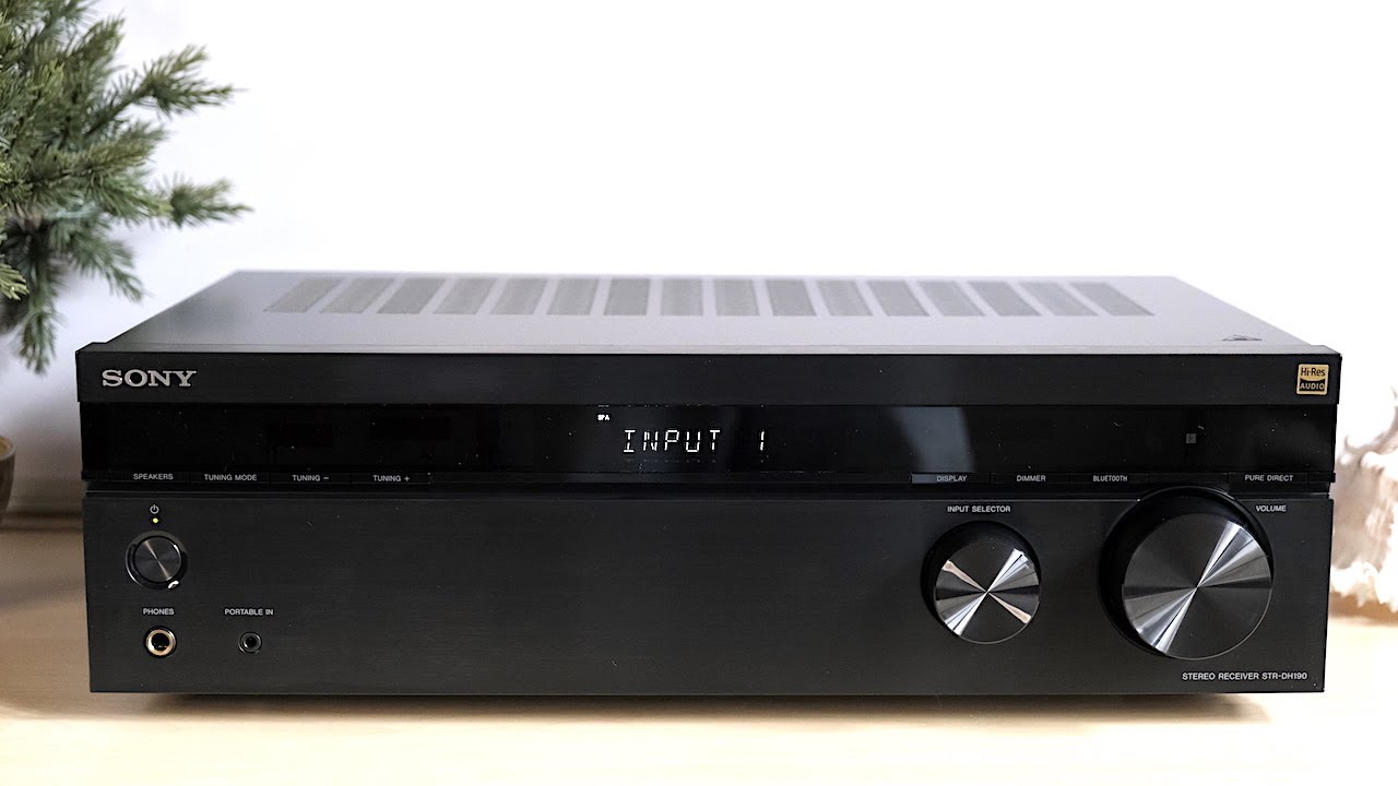 Sony STR-DH190 Stereo Receiver Review:  It's Actually Good!