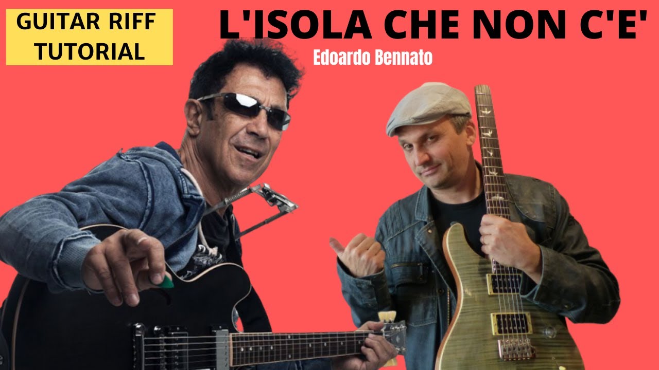 L'isola che non c'è (Edoardo Bennato) CHITARRA TUTORIAL