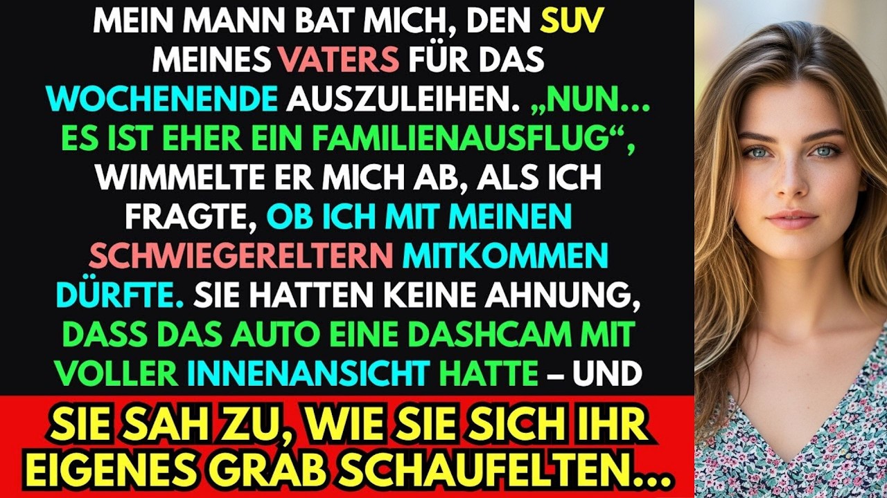 Mein Mann und meine Schwiegereltern machten einen„Familienausflug“ mit Papas SUV–doch es gab ein Ge…