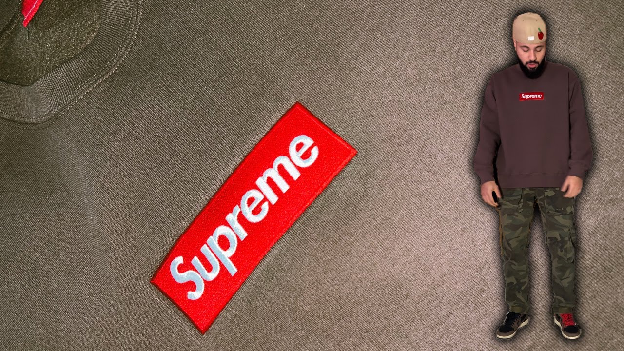 Supreme Box Logo Crewneck FW 22 Week 15 Review/Try-On!!! *Size Guide*