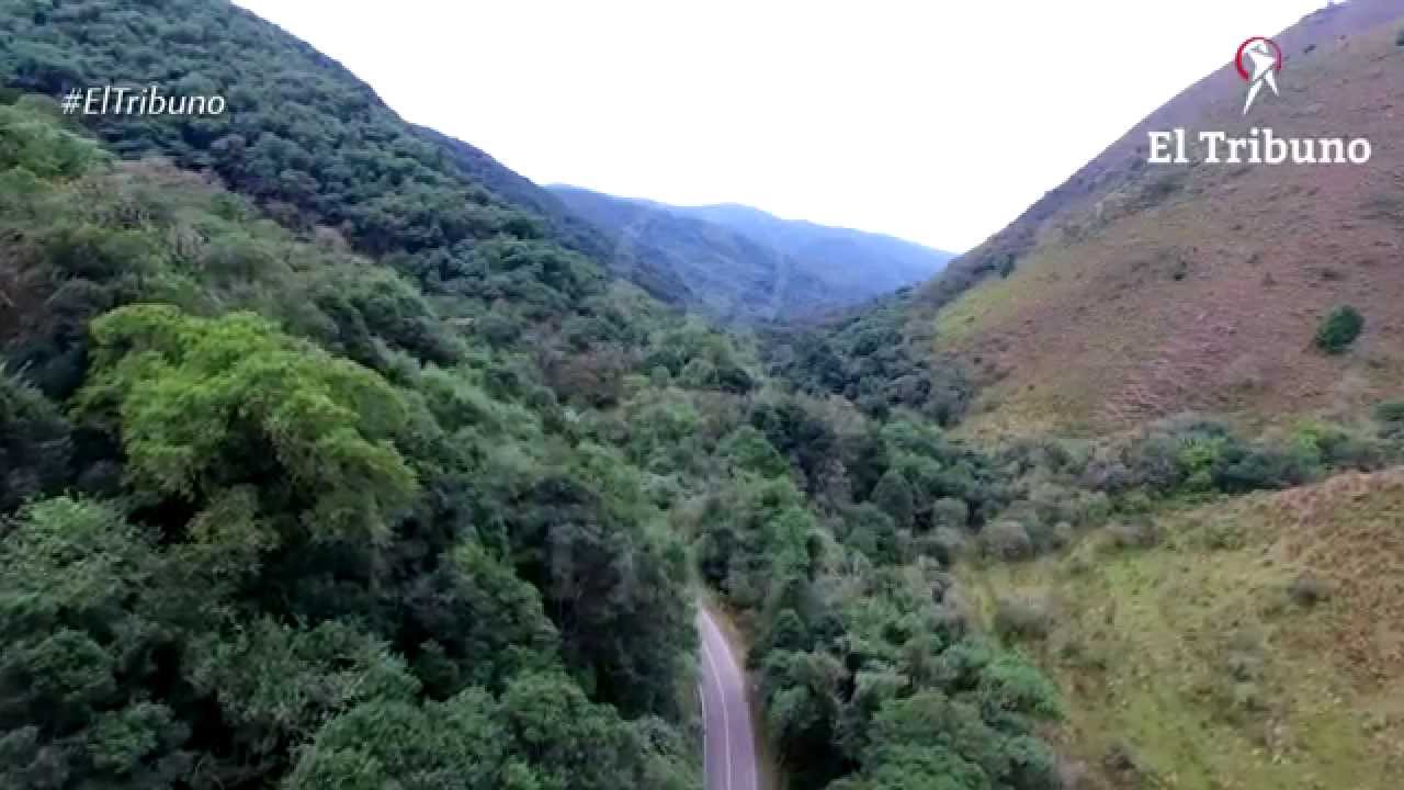 La Caldera, una opción para visitar, desde el aire