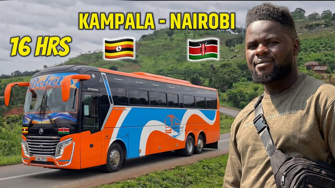 16 Hours on Uganda's Most Luxurious Bus! Kampala To Nairobi Kenya Epic Road Trip