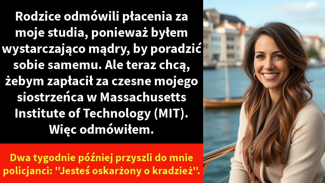 Rodzice odmówili płacenia za moje studia, ponieważ byłem wystarczająco mądry,