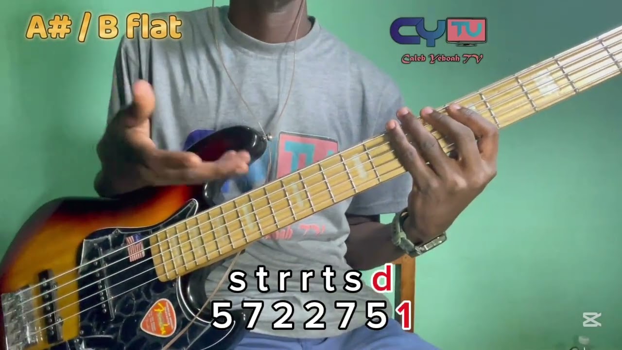 HOW TO PLAY AMA BOAHEMAA “SUSU KURUWA”ON BASS GUITAR  - GOSPEL REGGAE